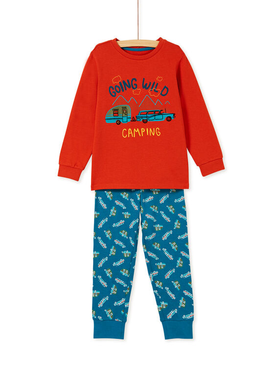 Pyjama enfant garçon motif voitures KEGOPYJCAR / 20WH12B2PYJE414